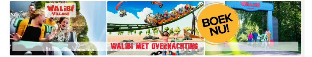 Slapen in Walibi Village