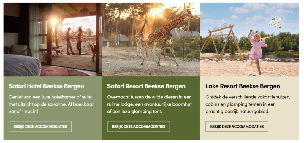 Vakantie in safaripark Beekse bergen
